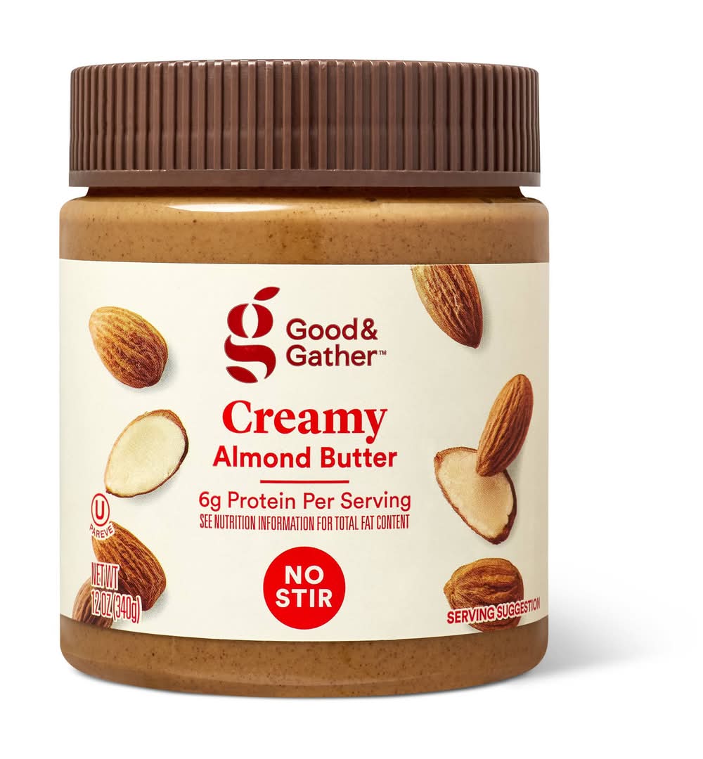 Good & Gather No Stir Creamy Almond Butter (12 oz)