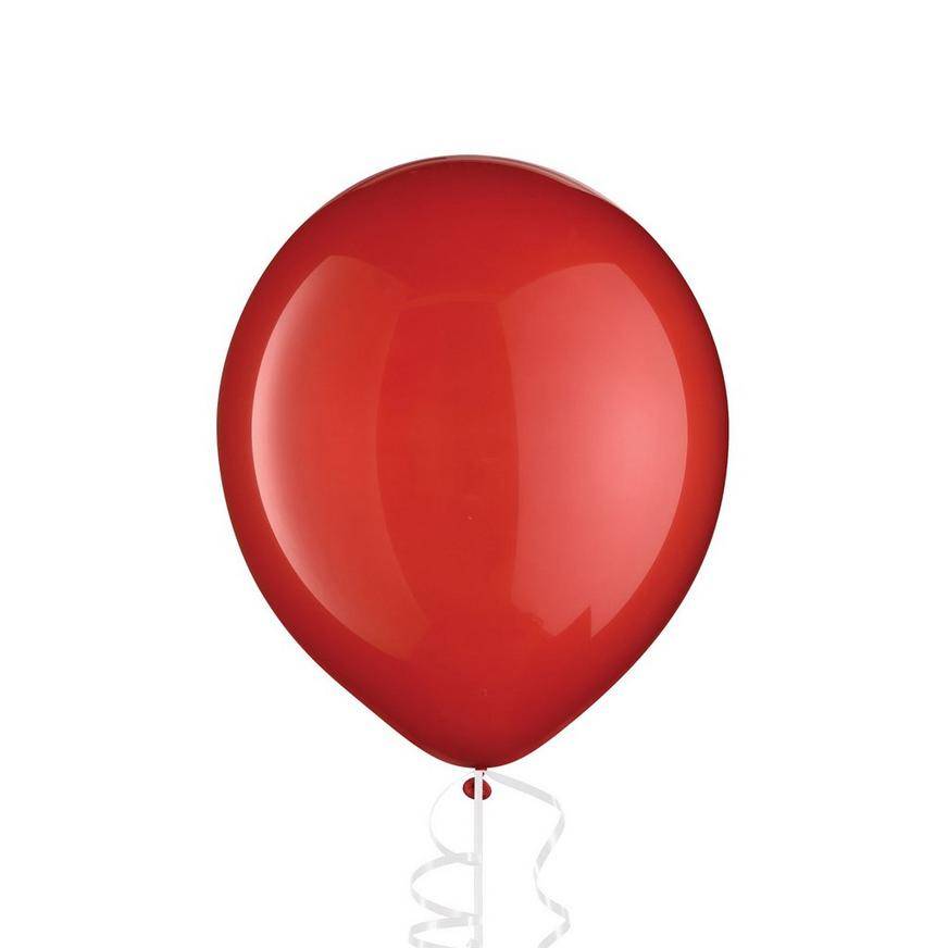Uninflated 1ct, 12in, Red Balloon