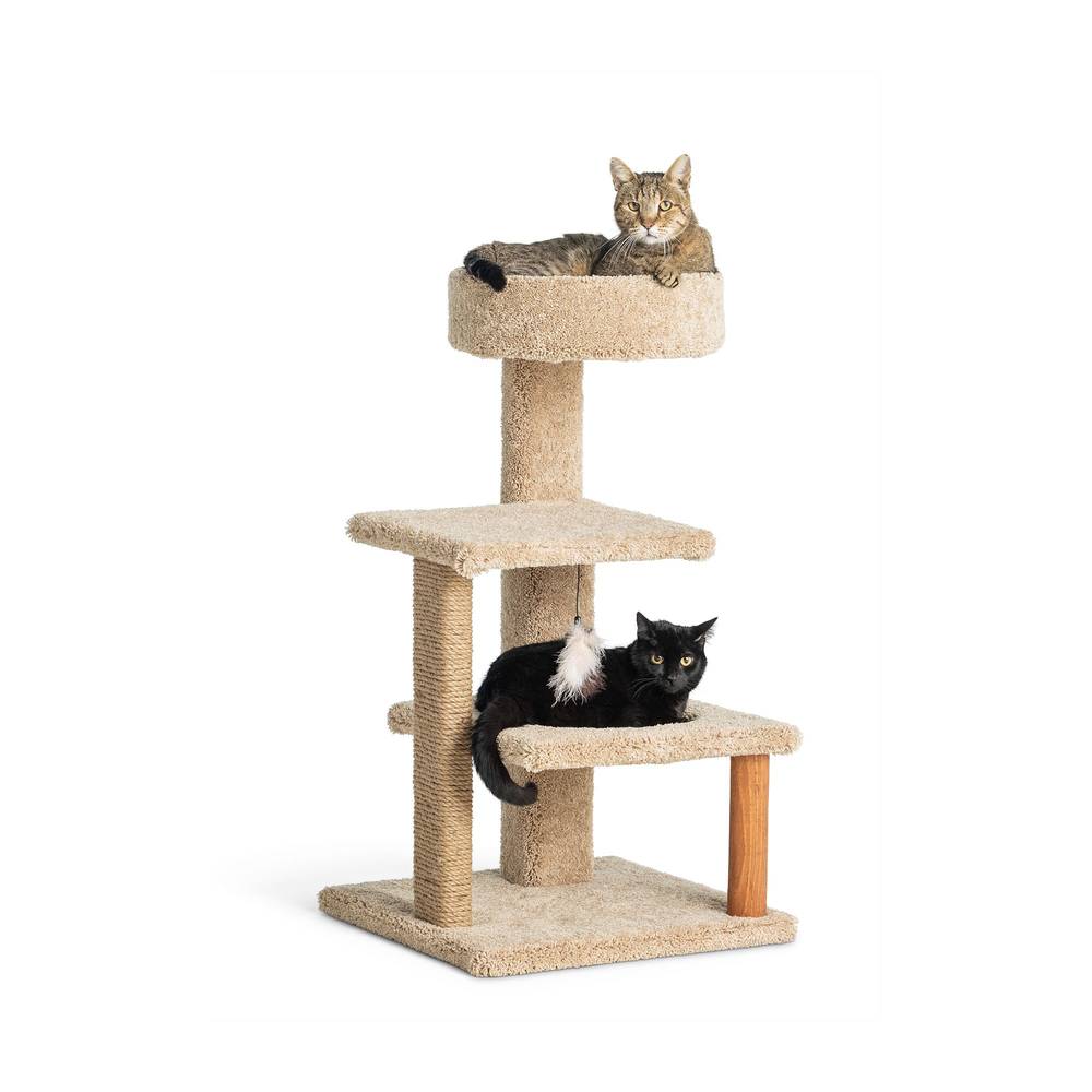 Whisker City Cozy Climber Cat Tower, 37 in (32.9 lbs)