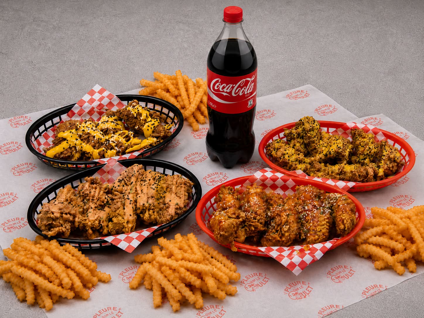 MENU CHICKEN POUR 4
