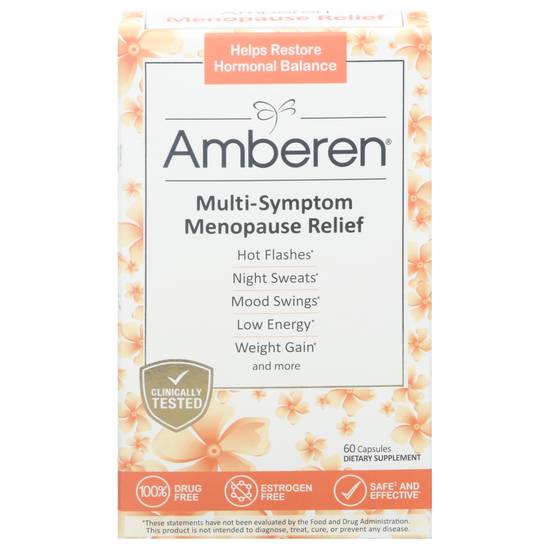 Amberen Multi-Symptom Menopause Relief Capsules