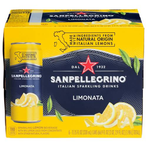 San Pellegrino Limonata Italian Sparkling Drinks