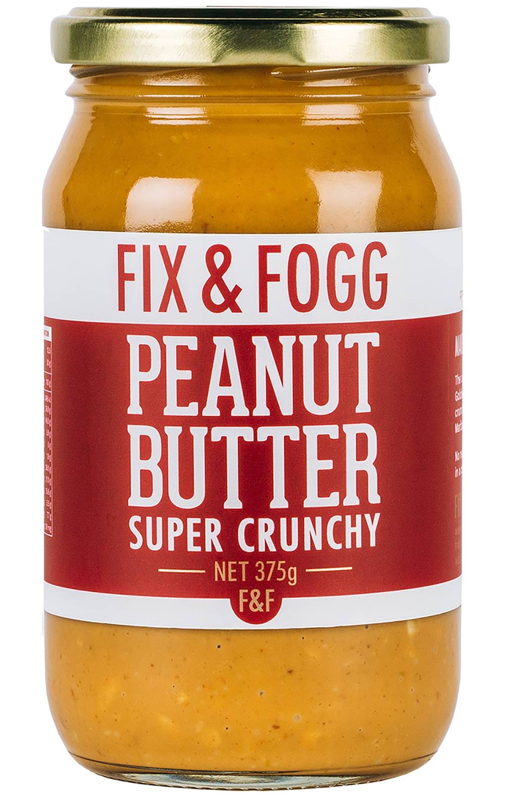 Fix And Fogg Peanut Butter Super Crunchy (375g)
