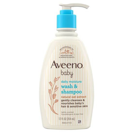 Aveeno Baby Daily Moisture Body Wash & Shampoo Oat Extract