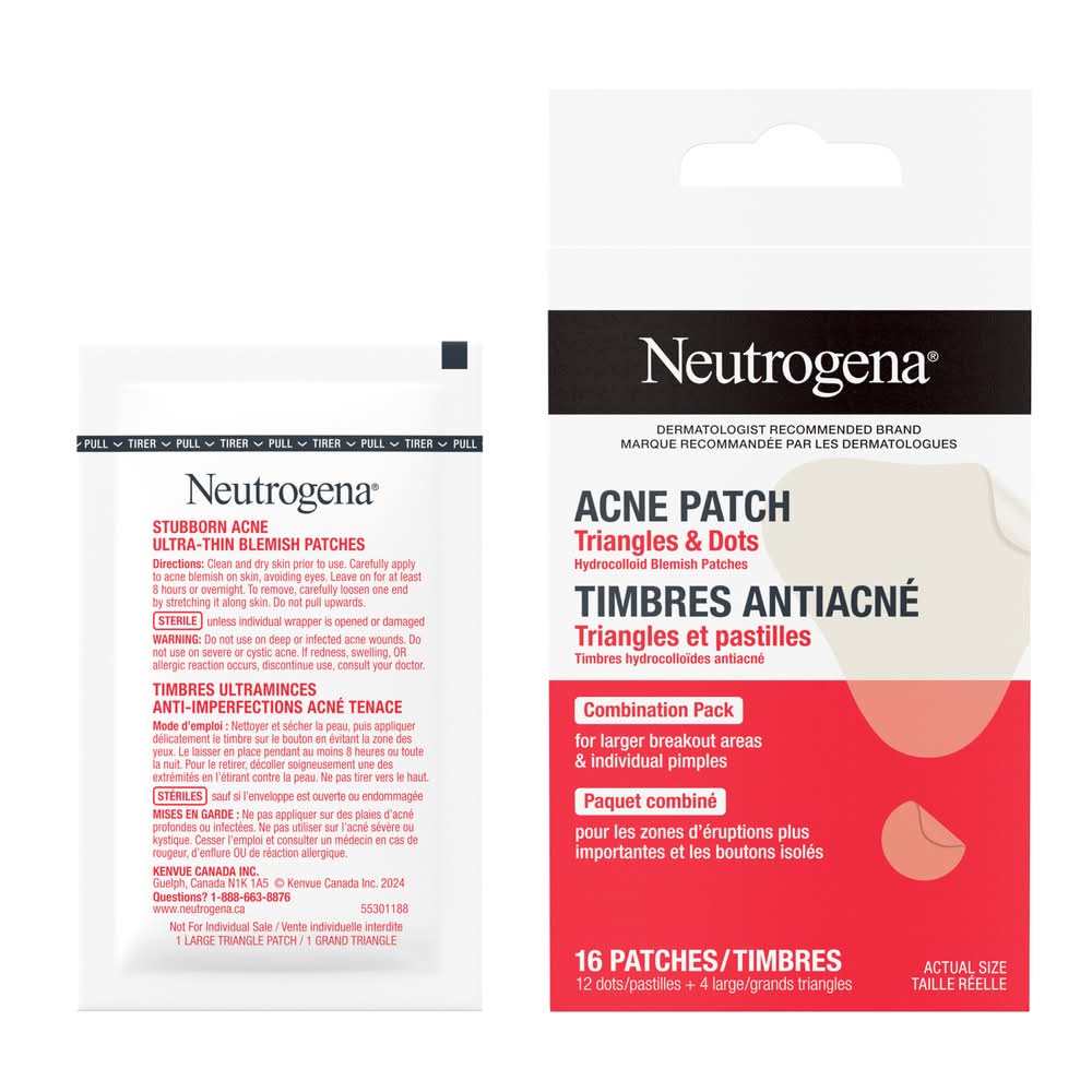 Neutrogena Acne Patch Absorbs Fluids & Removes Impurities Combination (16 ct)