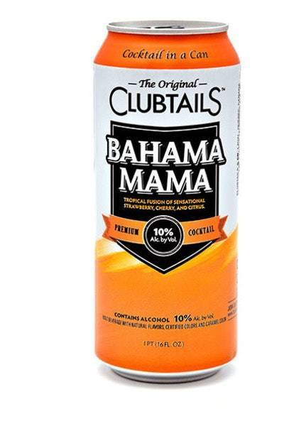 Clubtails Bahama Mama Premium Cocktail (16 fl oz) (strawberry-cherry