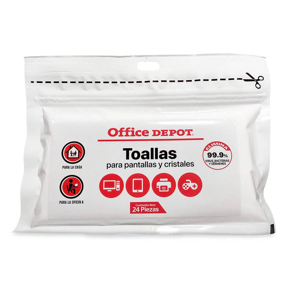 Office Depot · Toallas para pantallas y cristales