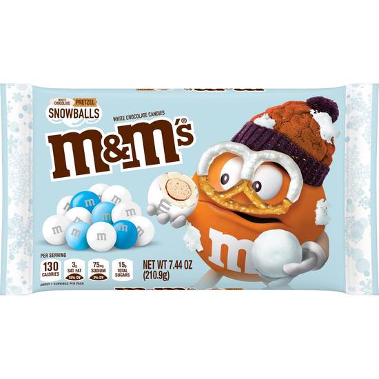 Order M&M�S White Chocolate Pretzel Snowballs Holiday Candy, 7.44oz food online from Cvs store, LODI on bringmethat.com