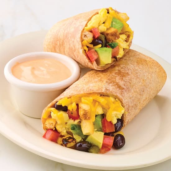 Veggie Breakfast Burrito Cali Style