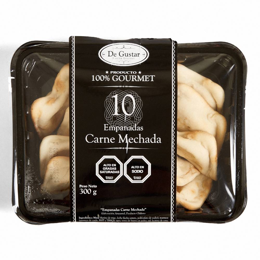 Degustar Empanadas cocktail mechada queso (10 u - 300 g)