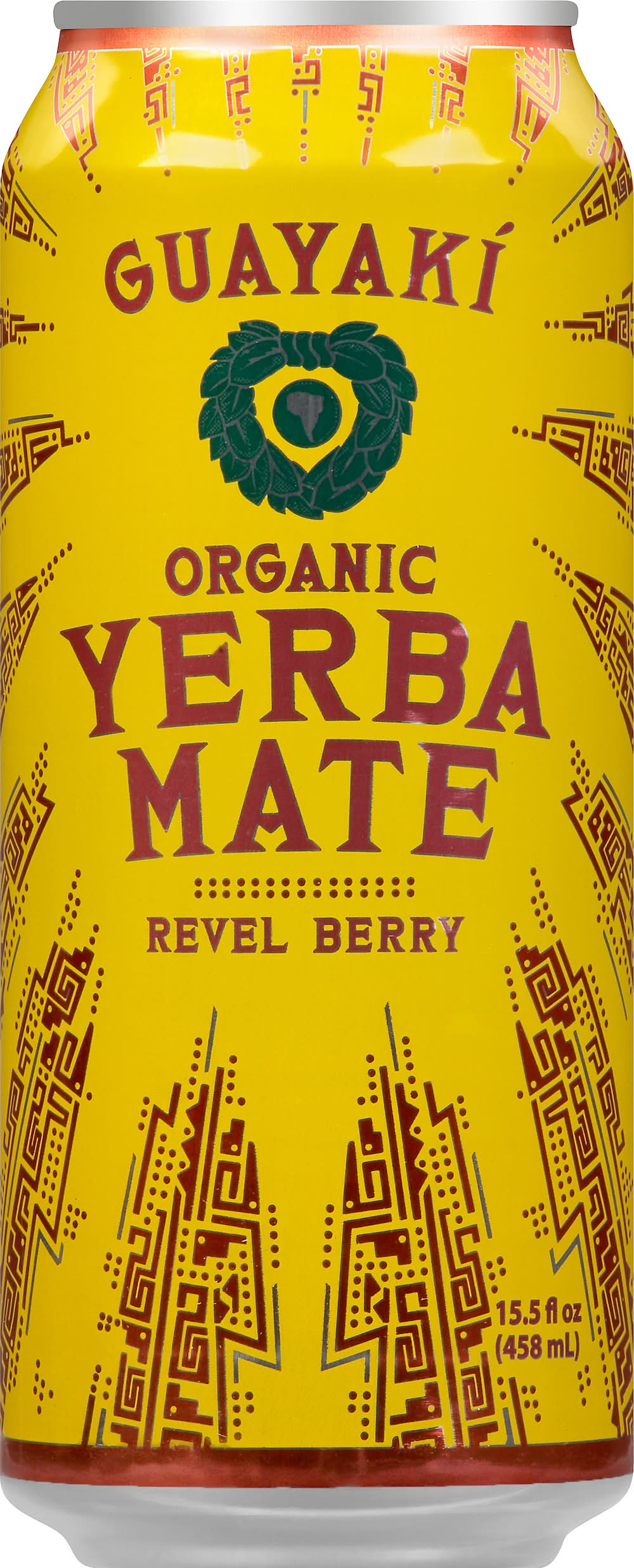 Guayaki Organic Yerba Mate Energy Drink, Revel Berry (15.5 fl oz)