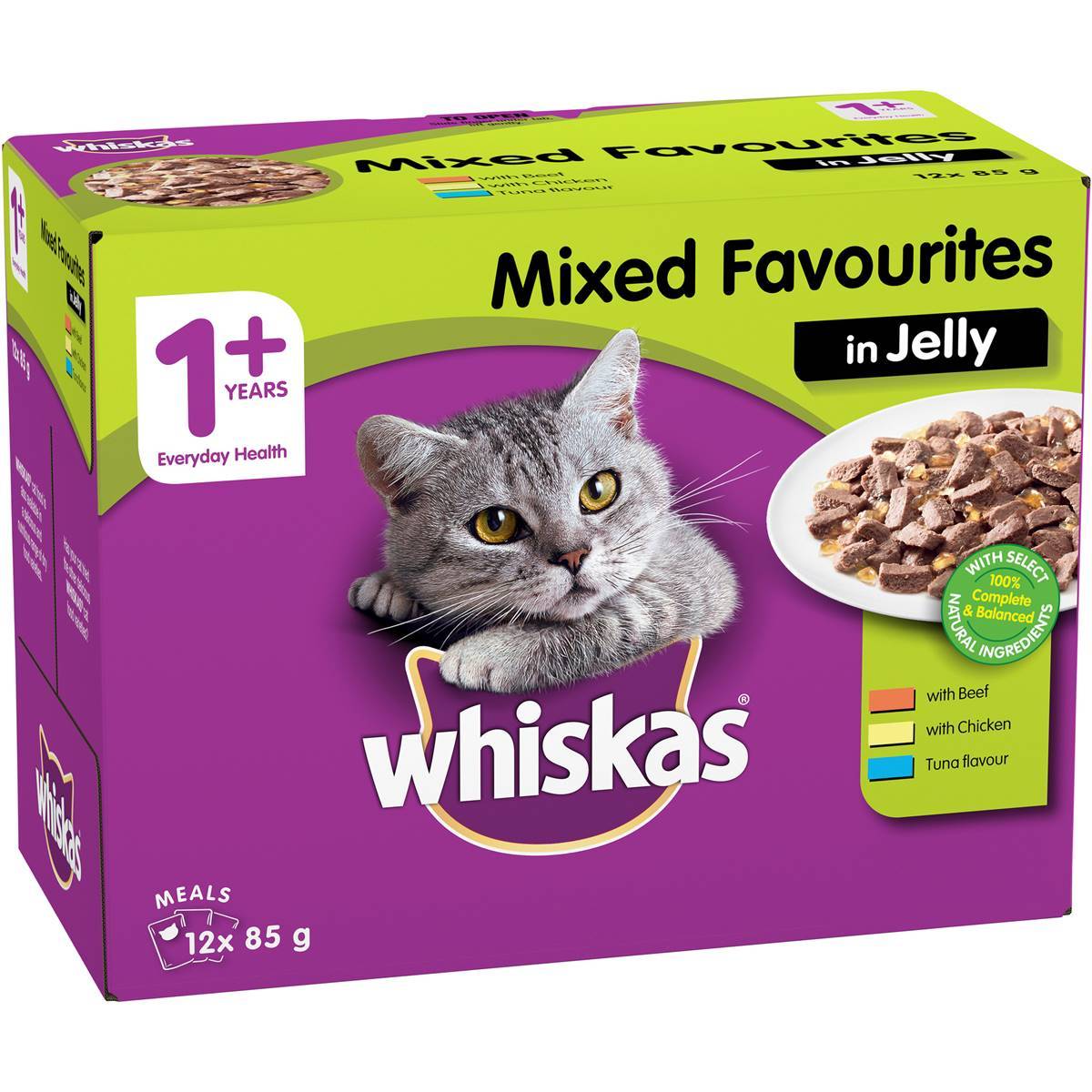 Whiskas Mixed Favourites in Jelly 12x85g