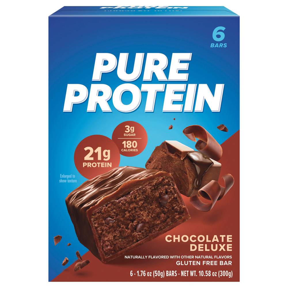 Pure Protein Chocolate Deluxe Protein Bar (6 ct)