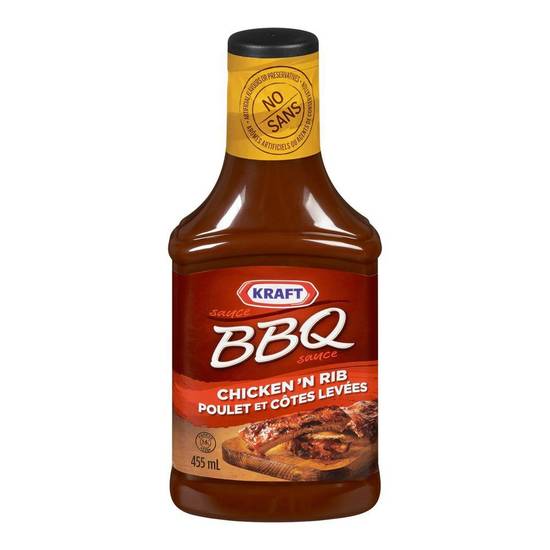 Kraft Chicken & Rib Bbq Sauce (455 ml)