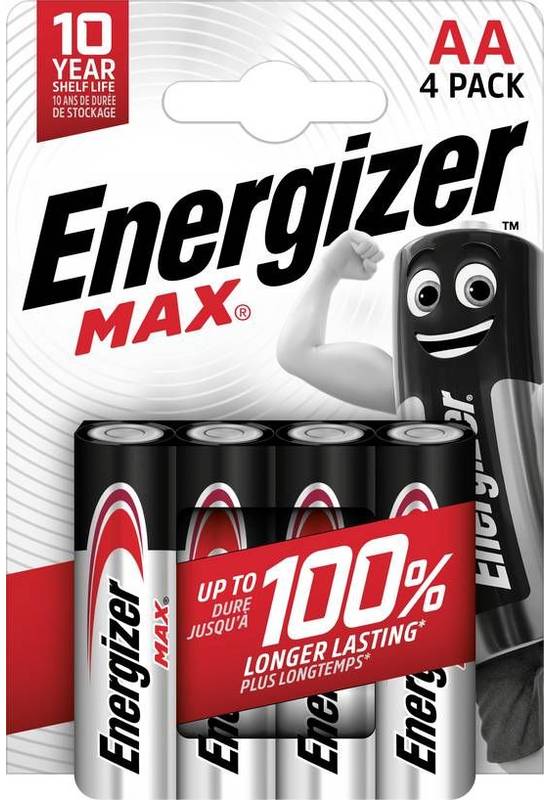 Energizer - Pile alcaline max aa (4 pièces)