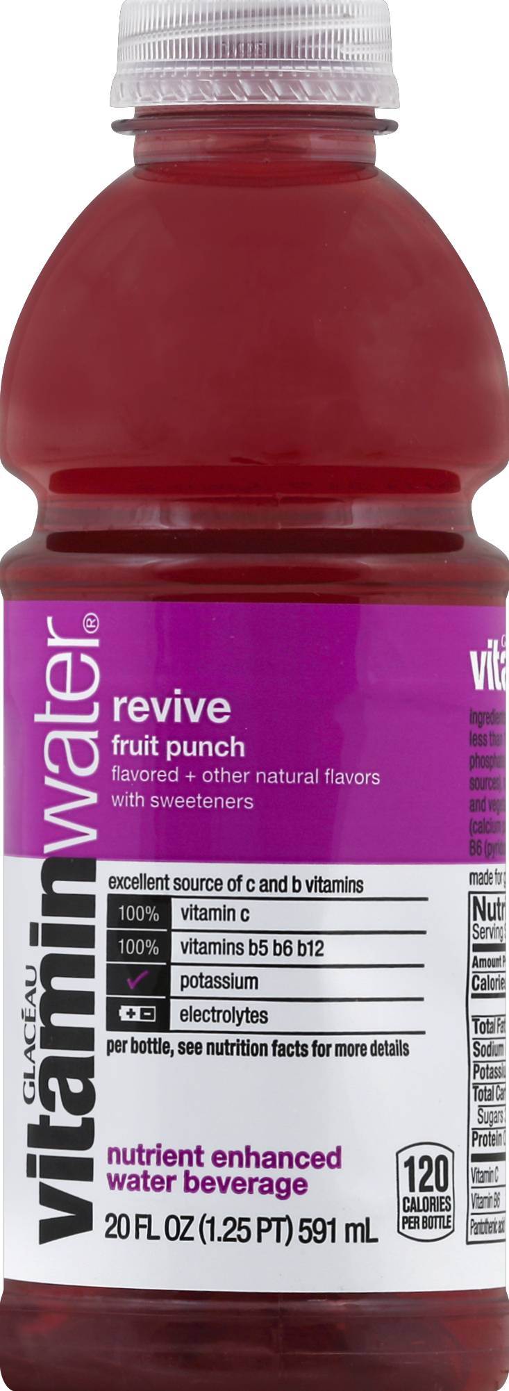 Vitaminwater Revive Fruit Punch Water (20 fl oz)