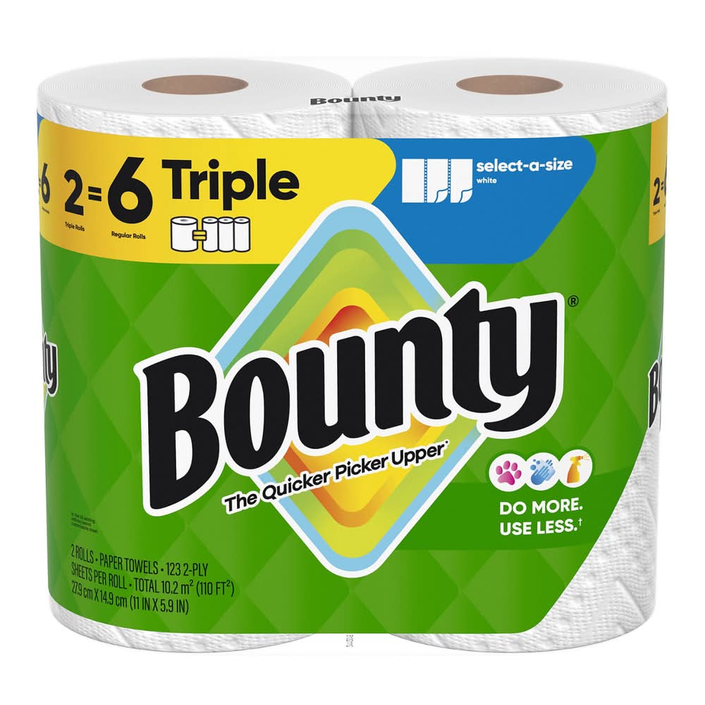 Bounty Paper Towels Select-A-Size