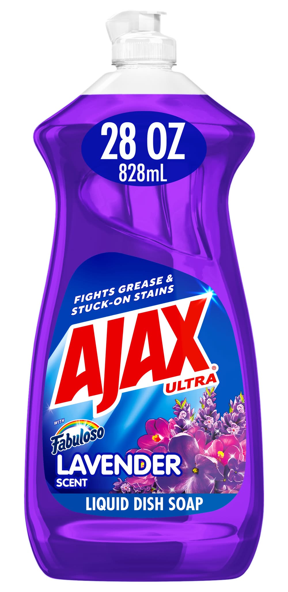 Ajax Fabuloso Ultra Liquid Dish Soap, Lavender (28 oz)