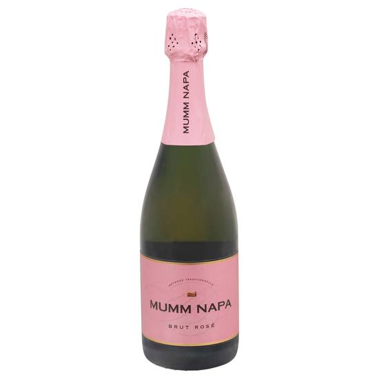 Mumm Napa Sparkling Brut Rose Blend Champagne California Wine (750 ml)