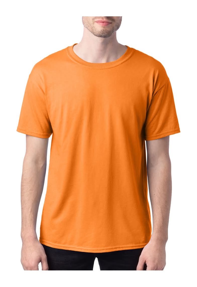 Hanes Sport Cool Dri Performance T-Shirt, Men, XL, Safety Orange