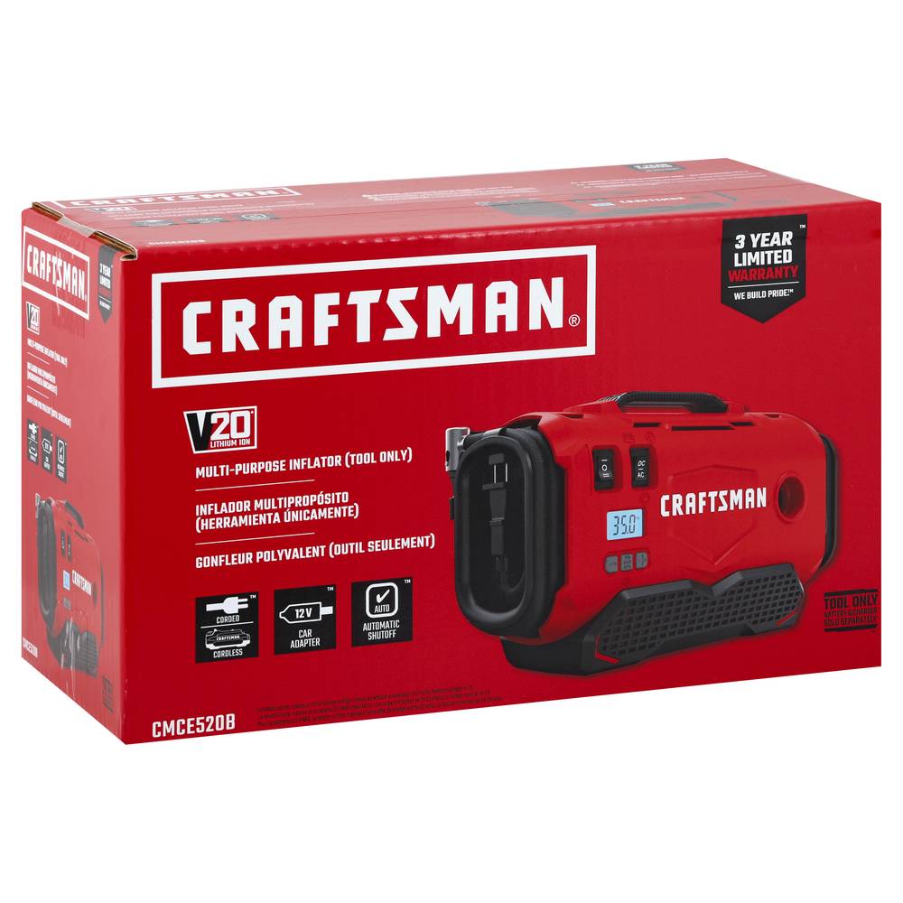 Craftsman V20 Multi Purpose Inflator Cmces20b