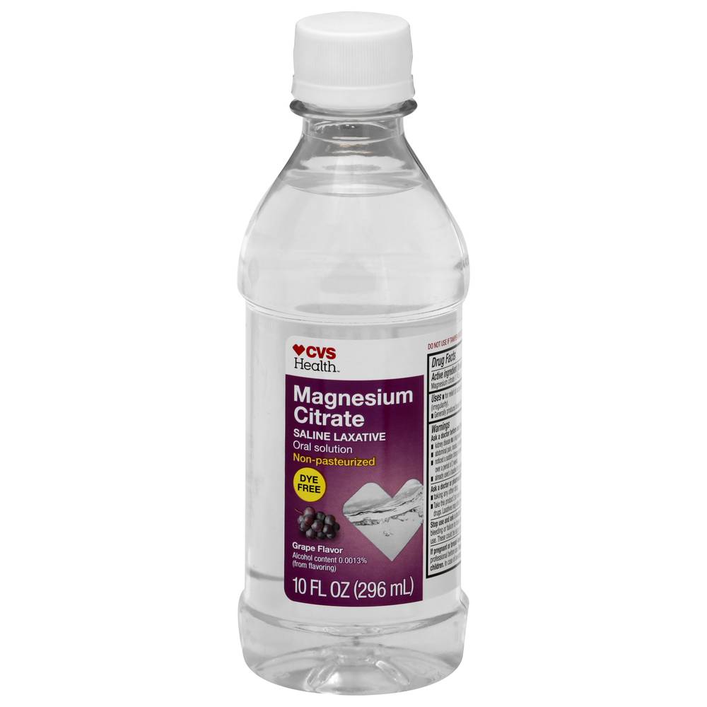 Cvs Health Grape Flavour Saline Laxative