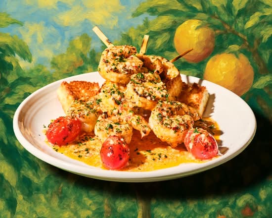 Calabrian Shrimp Skewers