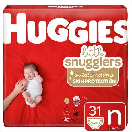 Huggies Little Snugglers Baby Diapers Jumbo pack ( 31 ct)