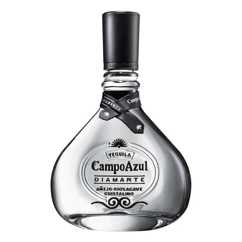 Campo azul tequila añejo cristalino diamante ( 750 ml)
