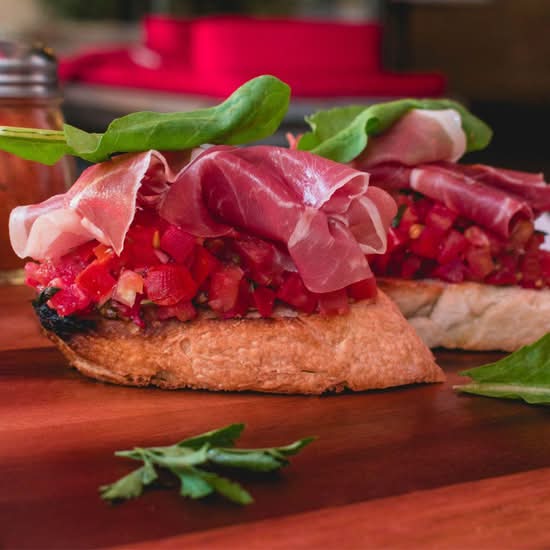 Bruschetta di parma