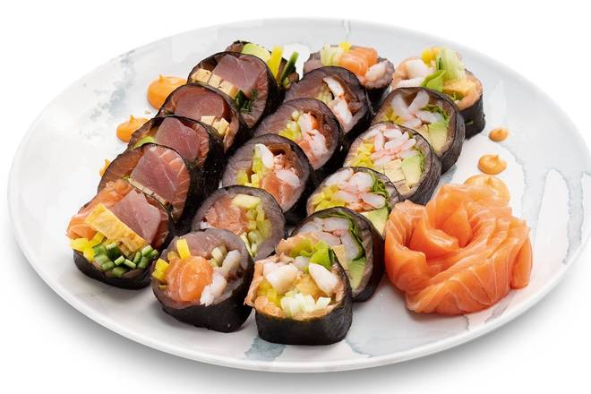 ZUSHI EXPRESS 8 SASHIMI (18 szt +sashimi łosoś gratis)