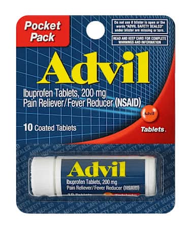 Advil Pocket Pack Tablets 10-Pack