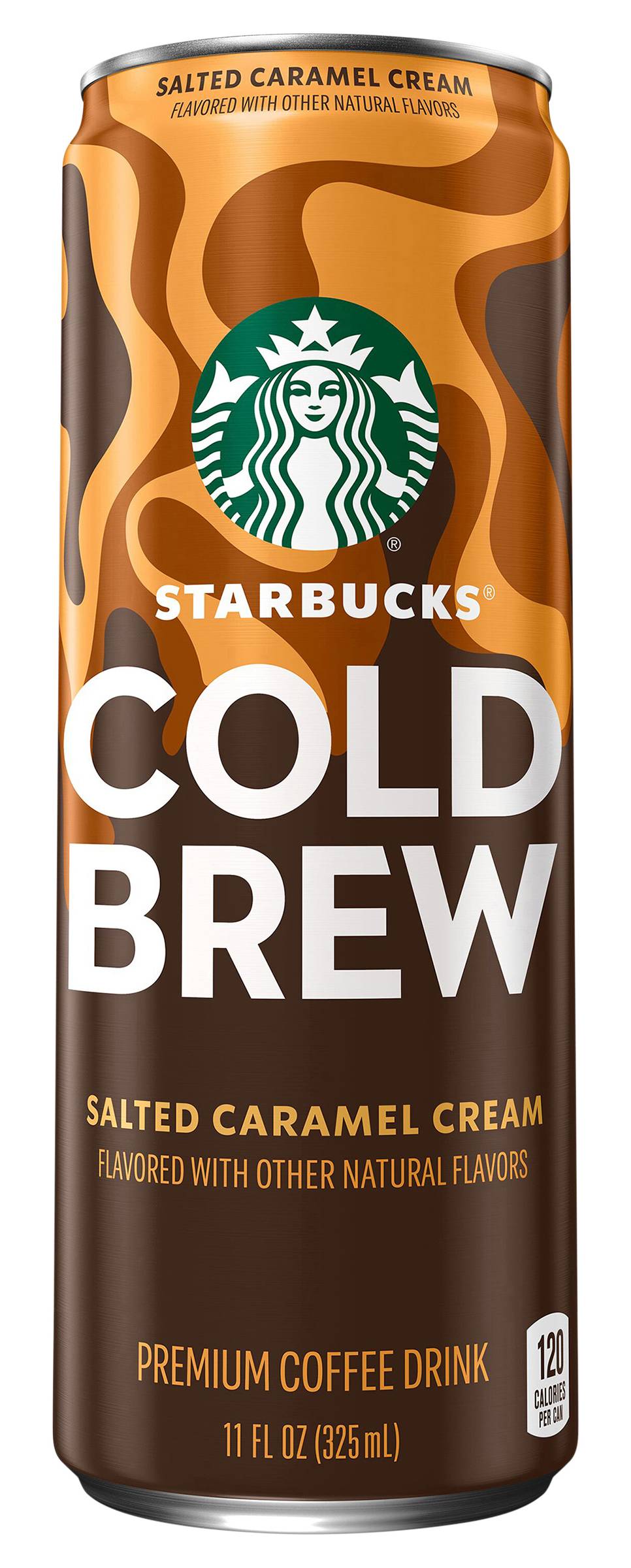 Starbucks Cold Brew Premium Coffee Drink, Salted Caramel Cream (11 fl oz)