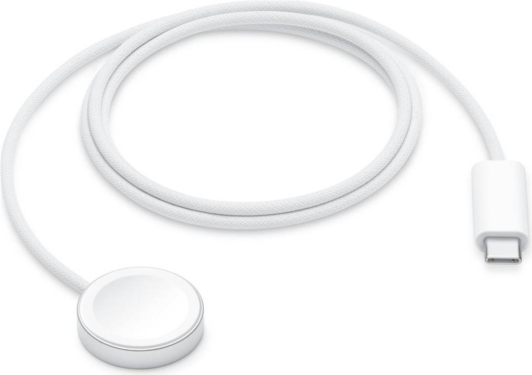 Apple Watch Magnetic Fast Charger To Usb Type C Cable, White