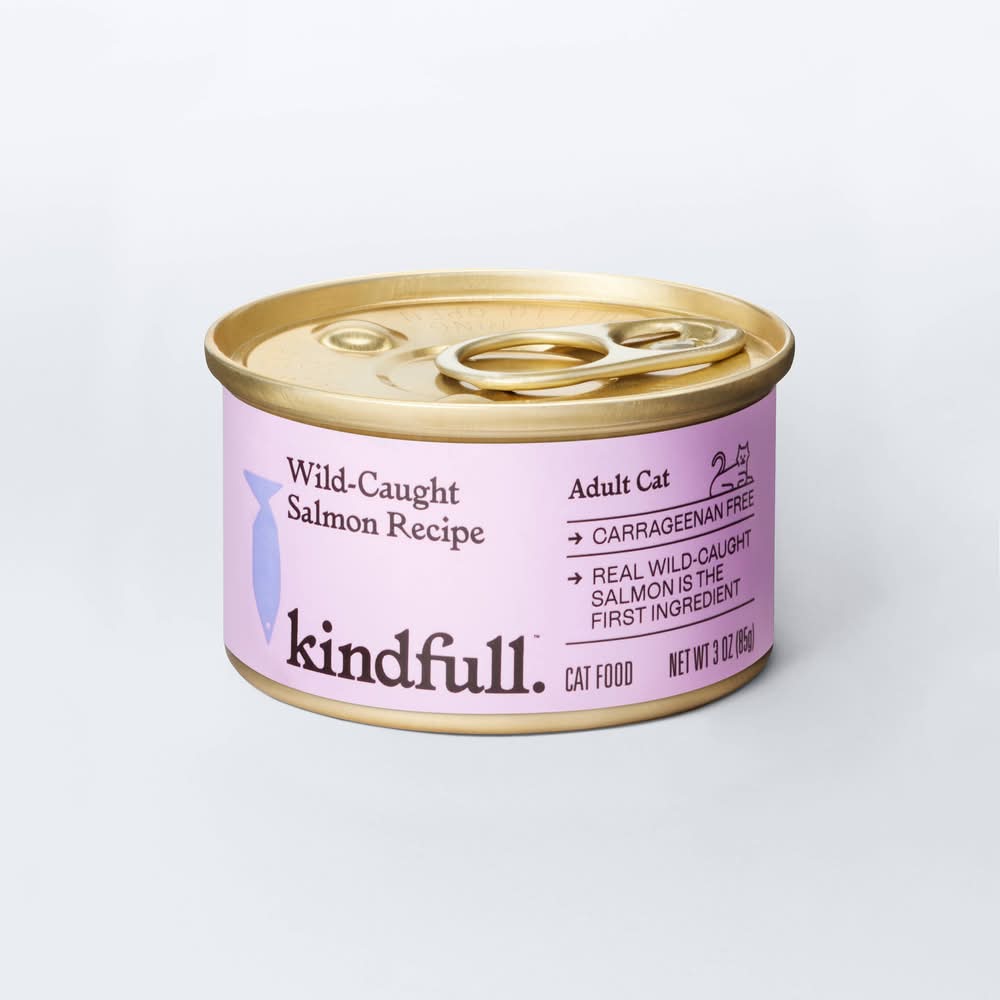 Kindfull Wild Salmon Pate Recipe Wet Cat Food (3 oz)