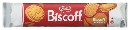 Lotus Biscoff Cream Sandwich Cookies (5.29 oz, 15 ct)