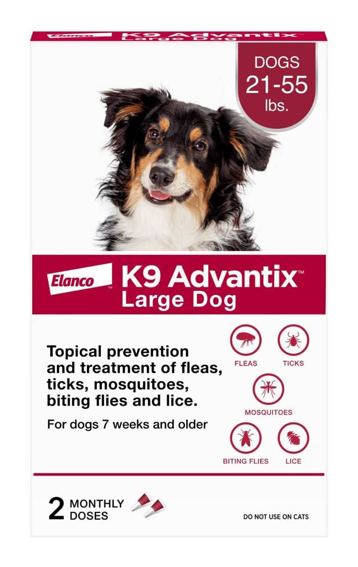 K9 Advantix Flea Tick & Mosquito Prevention For Large Dogs (2 ct)