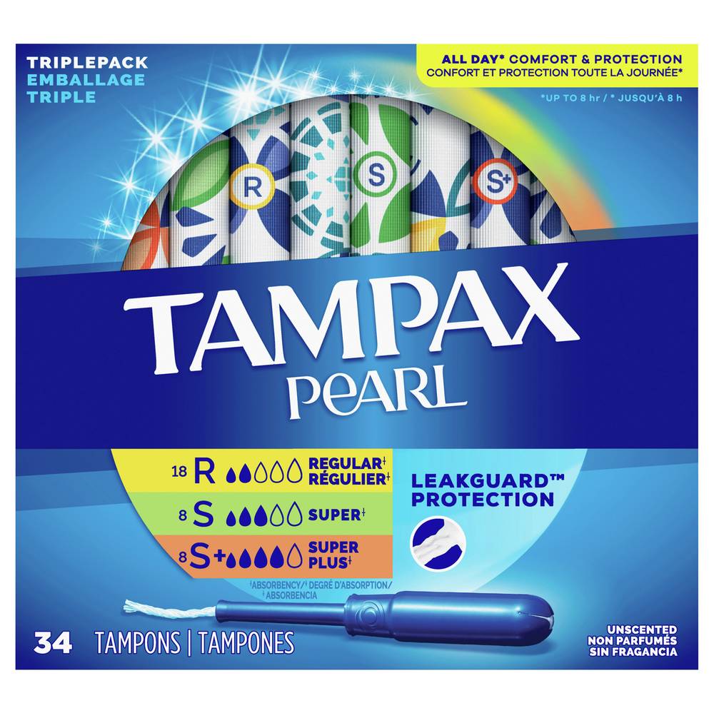 Tampax Triplepack Pearl Tampons