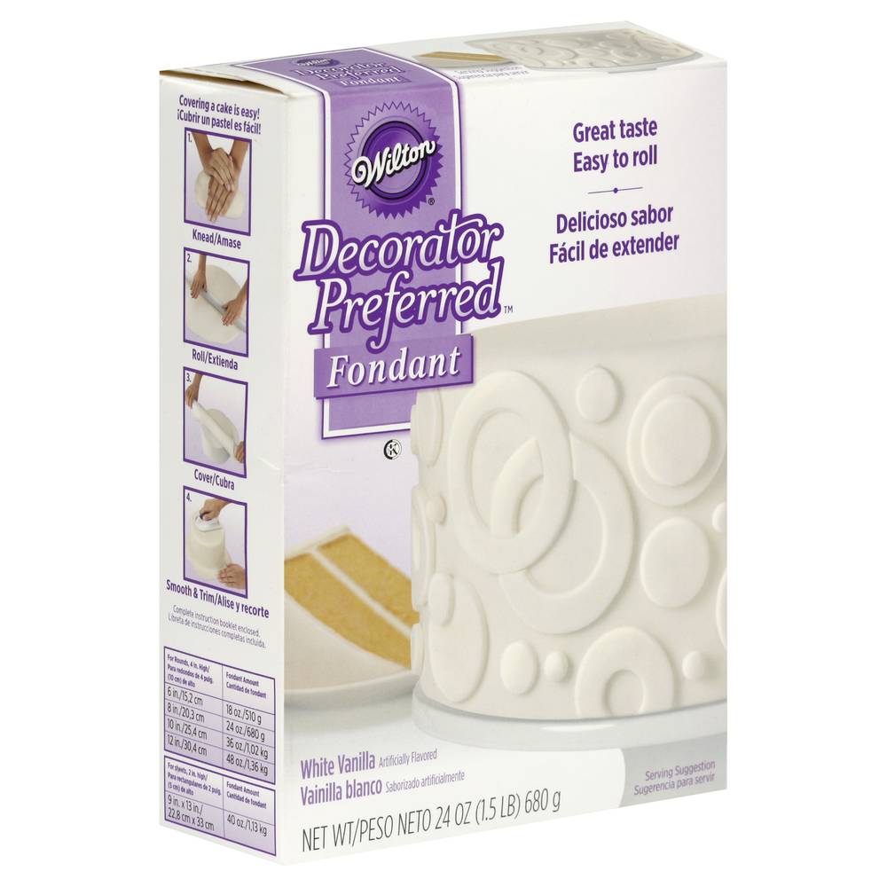 Wilton Decorator Preferred Fondant White Vanilla