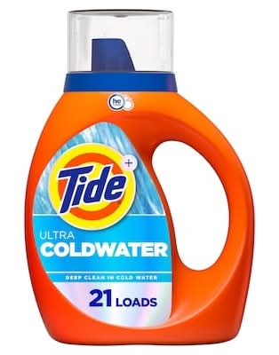 Tide Ultra Coldwater Liquid Laundry Detergent, Original (887 ml)