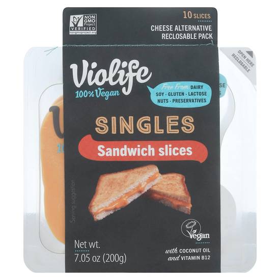 Violife Just Like American Sandwich Cheese Alternative (10 ct)