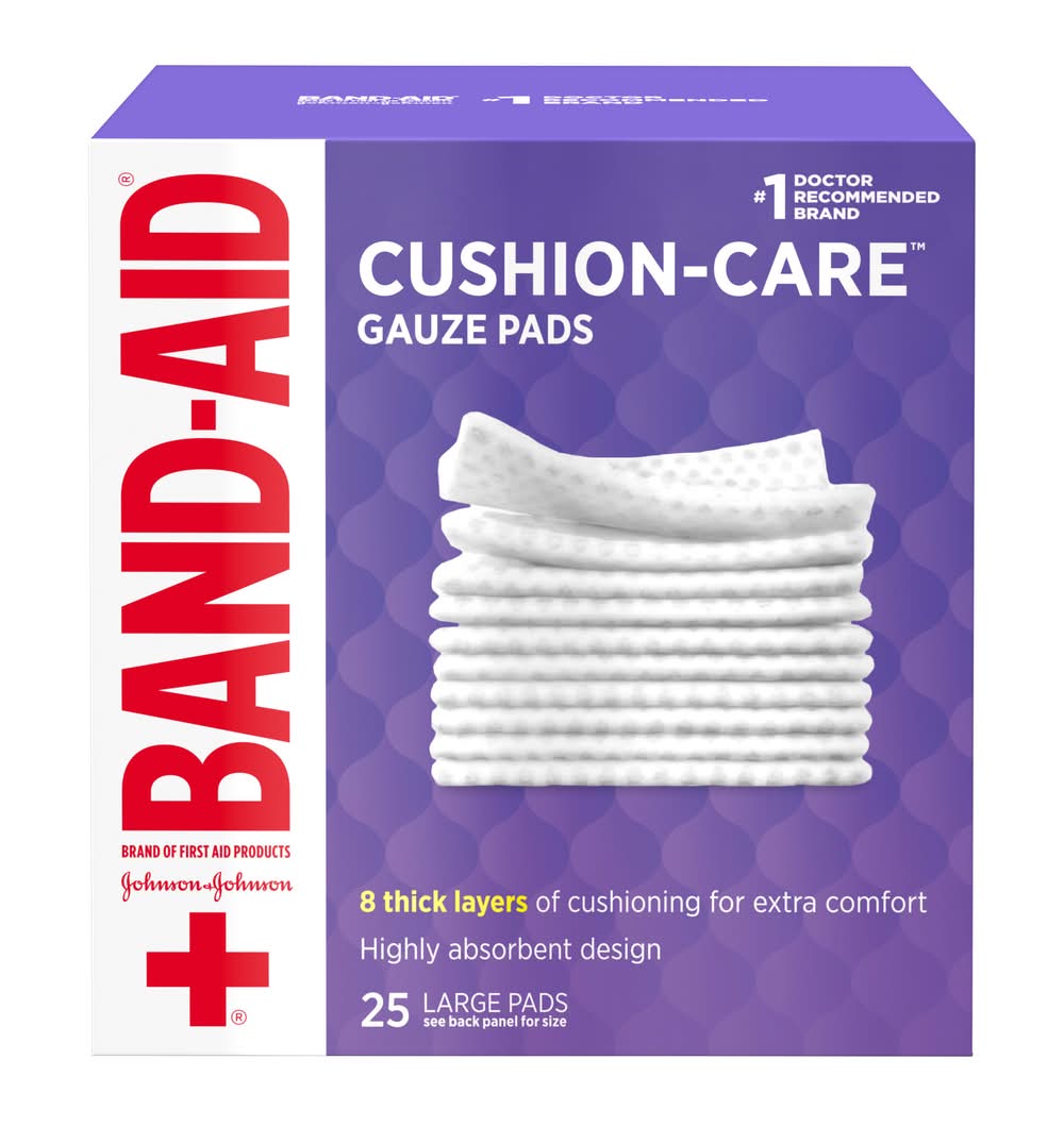 Band-Aid Large Gauze Pads (6.5 oz)