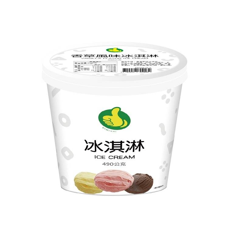 *大拇指 香草冰淇淋(490g)/桶#830199
