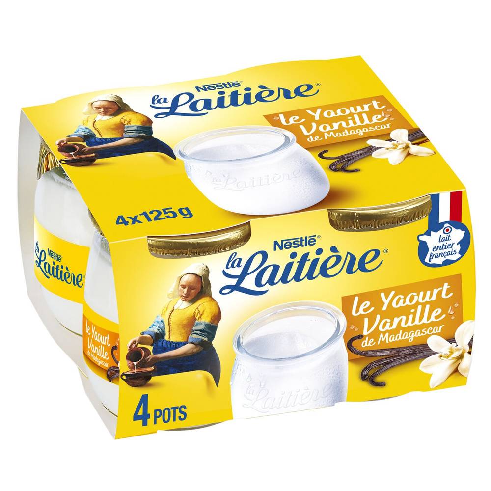 Nestlé - La laitière yaourt au lait entier vanille (vanille)