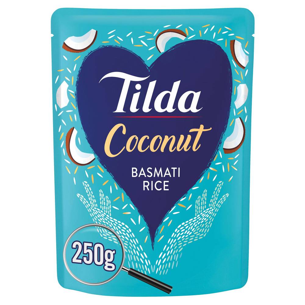 Tilda Steamed Basmati Coconut Rice 250g