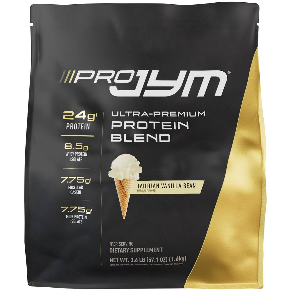 JYM Supplement Science Ultra Premium Protein Blend Powder, Tahitian Vanilla Bean (57.1 oz)