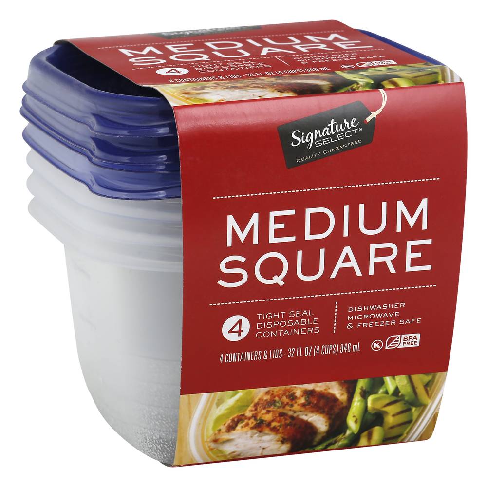 Signature Select Medium Square Containers