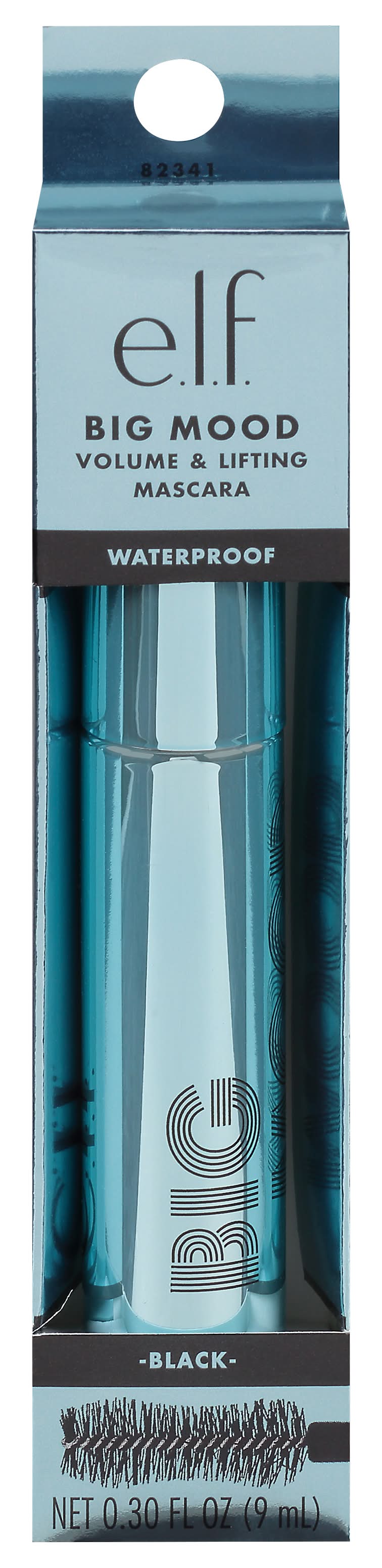 e.l.f. Black Big Mood Volume & Lifting Waterproof Mascara (0.3 fl oz)