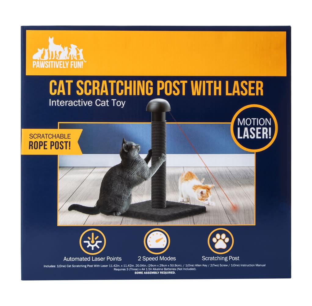 Cat Scratching Post With Laser