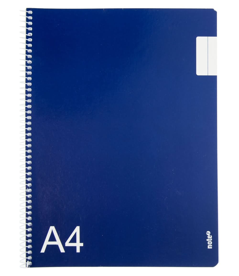 Caderno Espiral A4 Azul 80 Folhas Pautado Note!